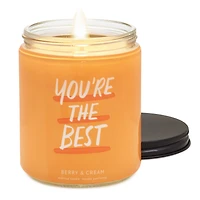 You're the Best Berry and Cream Scented Jar Candle, 7 oz. for only USD 14.99 | Hallmark