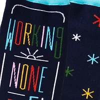 Working None to Five Retirement Novelty Crew Socks for only USD 12.99 | Hallmark
