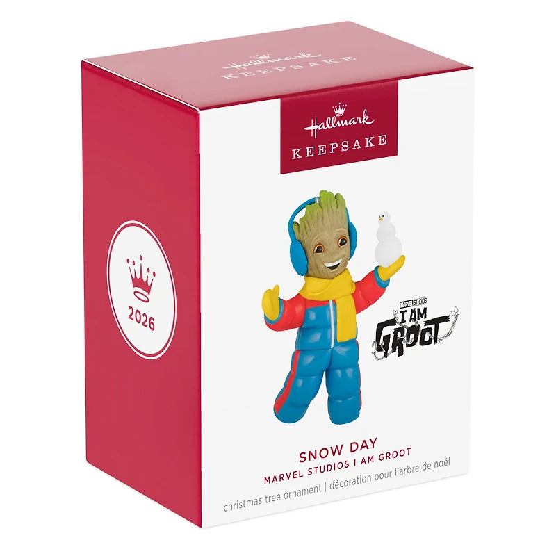 Marvel Studios I Am Groot Snow Day Ornament for only USD 22.99 | Hallmark