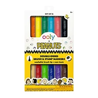 Ooly Peanuts Double-Ended Brush and Stamp Markers, 12-count for only USD 14.95 | Hallmark