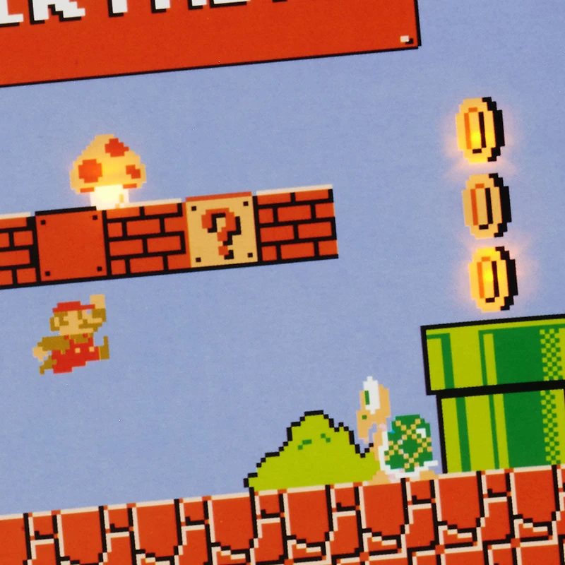 Nintendo Super Mario™ Advance to the Next Level Birthday Card With Light and Sound for only USD 8.59 | Hallmark