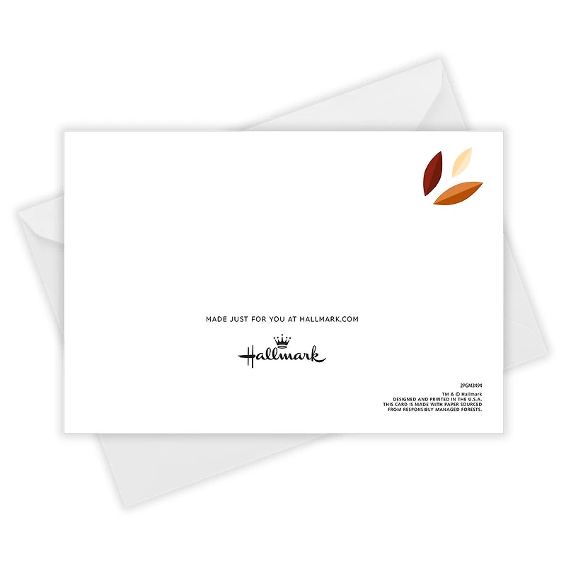 White Frame Horizontal Custom Thanksgiving Card for only USD 4.99 | Hallmark