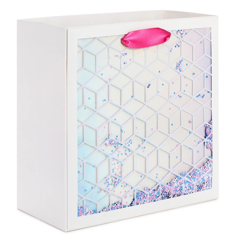 10.4" Confetti and Silver Foil Large Square Gift Bag for only USD 8.99 | Hallmark