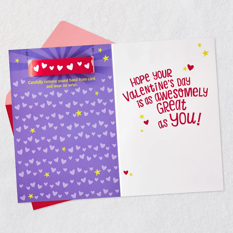 You Happy Up the World Valentine's Day Card With Musical Bracelet for only USD 8.99 | Hallmark
