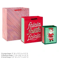 Let's Get Merry 8-Pack Assortment Christmas Gift Bag Bundle for only USD 15.49 | Hallmark
