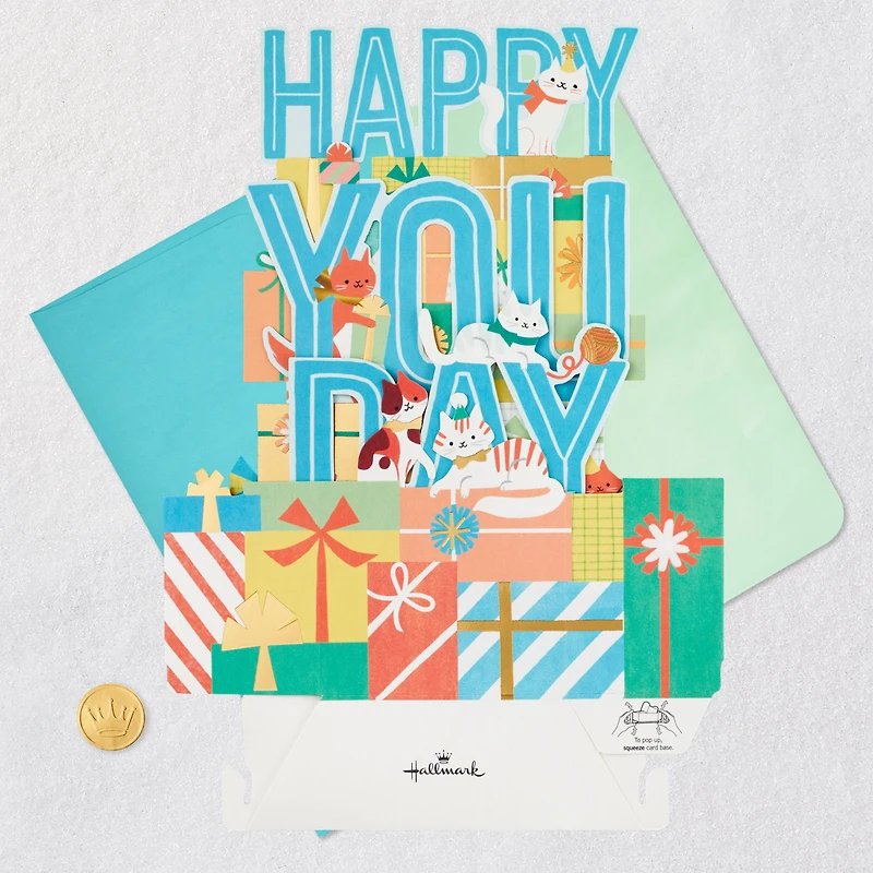 Happy You Day 3D Pop-Up Birthday Card for only USD 7.99 | Hallmark