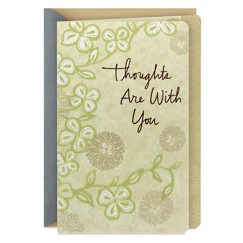Comforting Thoughts Are With You Sympathy Card for only USD 5.59 | Hallmark