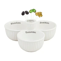 Mud Pie Snack Bowl Trio and Picks Serving Set for only USD 38.99 | Hallmark