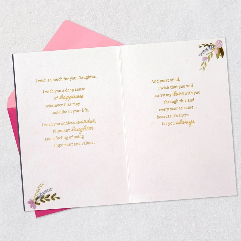 I Wish So Much for You Birthday Card for Daughter for only USD 5.59 | Hallmark