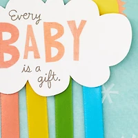 Sun and Cloud With Rainbow Streamers New Baby Card for only USD 6.59 | Hallmark