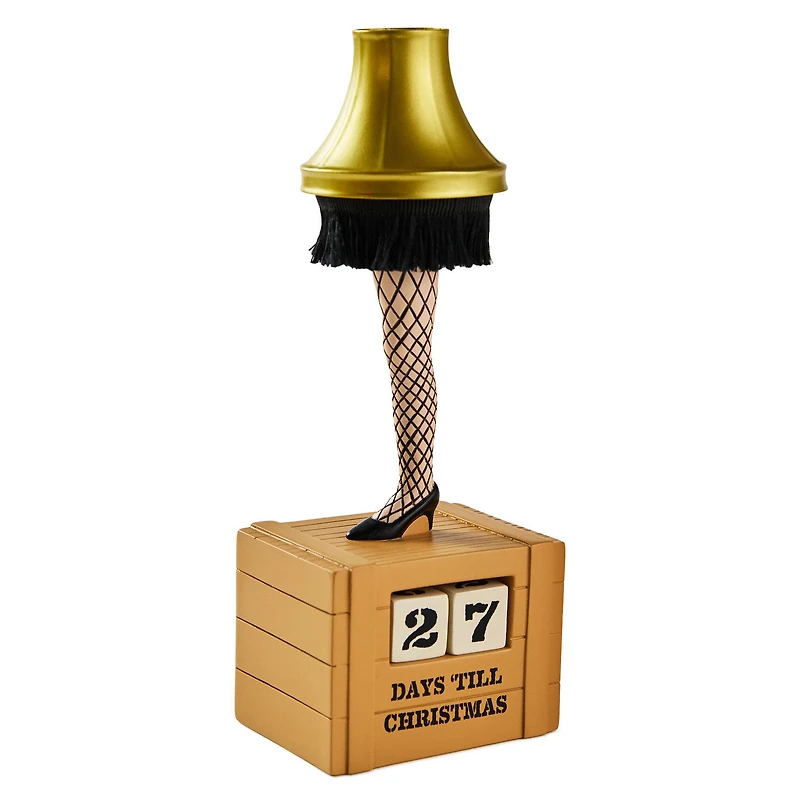 A Christmas Story™ Leg Lamp Christmas Countdown Calendar Figurine With Light for only USD 46.99 | Hallmark