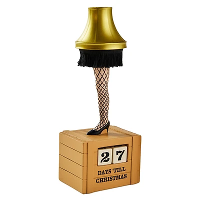 A Christmas Story™ Leg Lamp Christmas Countdown Calendar Figurine With Light for only USD 46.99 | Hallmark