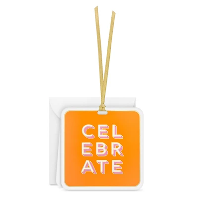 3.2" Celebrate Folded Gift Tag for only USD 1.99 | Hallmark