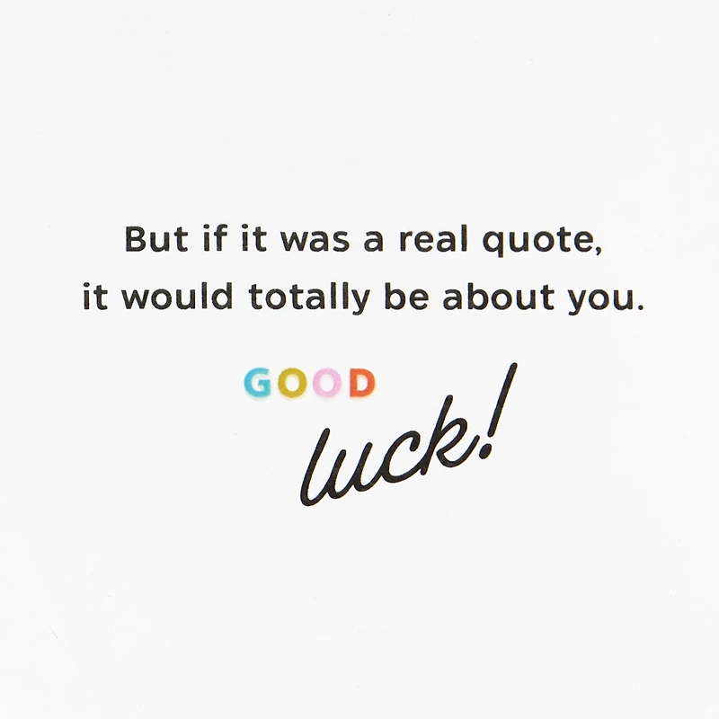 Luck Favors the Awesome Good Luck Card for only USD 4.59 | Hallmark