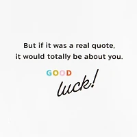 Luck Favors the Awesome Good Luck Card for only USD 4.59 | Hallmark