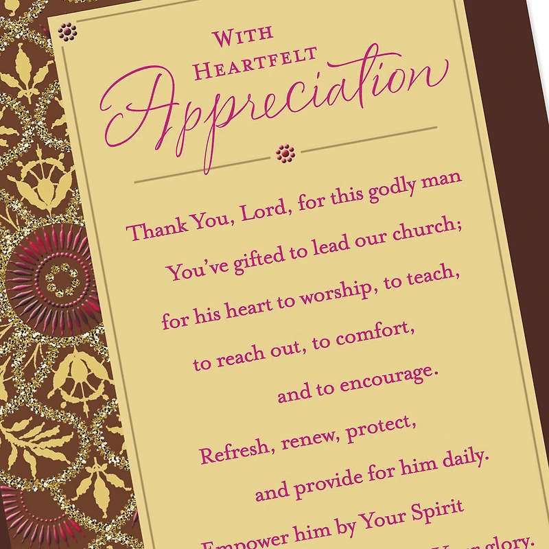May God Richly Bless You Religious Clergy Appreciation Card for only USD 3.99 | Hallmark