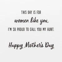Strong Yet Gentle Mother's Day Card for Aunt for only USD 5.99 | Hallmark