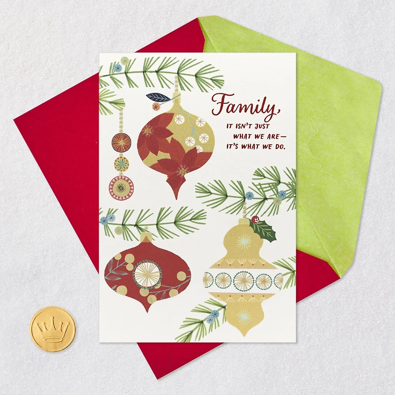 Thankful for All We Share Christmas Card for Family for only USD 4.59 | Hallmark