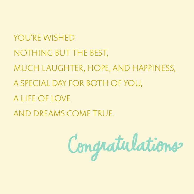 So Happy Together Wedding Card for only USD 3.99 | Hallmark