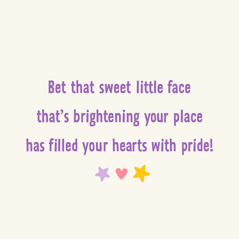 That Sweet Little Face New Baby Girl Card for only USD 2.50 | Hallmark