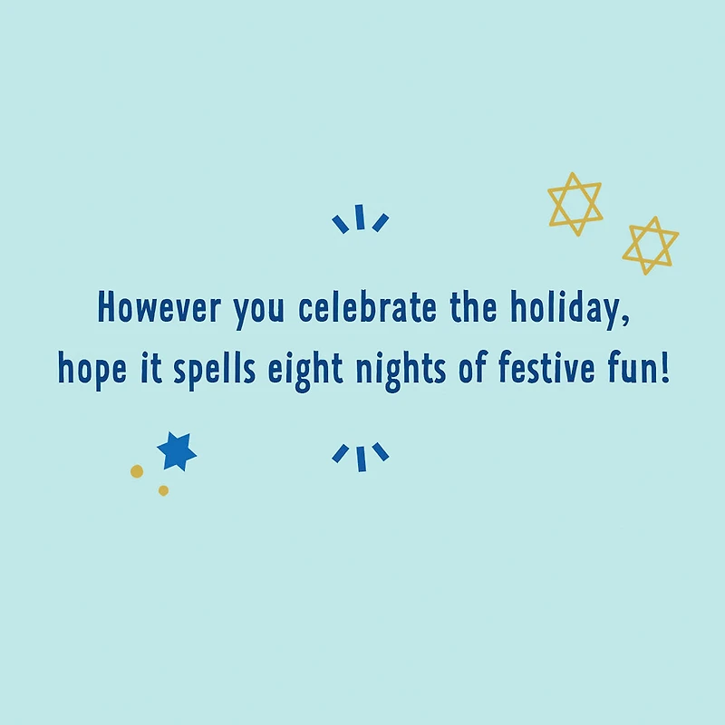Festive Fun However You Spell It Funny Hanukkah Card for only USD 2.99 | Hallmark