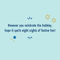 Festive Fun However You Spell It Funny Hanukkah Card for only USD 2.99 | Hallmark