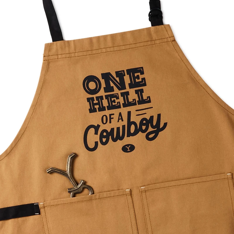 Yellowstone One Hell of a Cowboy Apron and Bottle Opener for only USD 39.99 | Hallmark