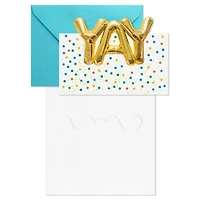 Yay Gold Balloons Blank Notes, Pack of 10 for only USD 10.49 | Hallmark