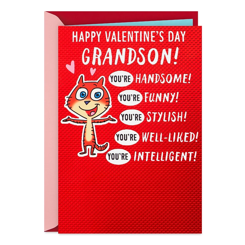 A Fine Family Tradition Funny Valentine's Day Card for Grandson for only USD 3.59 | Hallmark