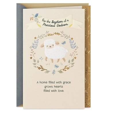 May God Bless You Religious Baptism Card for Godson for only USD 2.99 | Hallmark