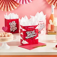 6.5" Pink and Red Retro 6-Pack Assorted Small Gift Bags for only USD 8.49 | Hallmark