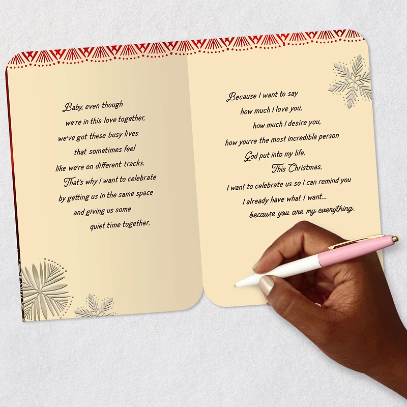 Baby, You're My Everything Romantic Christmas Card for only USD 6.59 | Hallmark