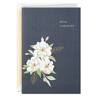 White Magnolias on Gray Sympathy Card for only USD 5.99 | Hallmark