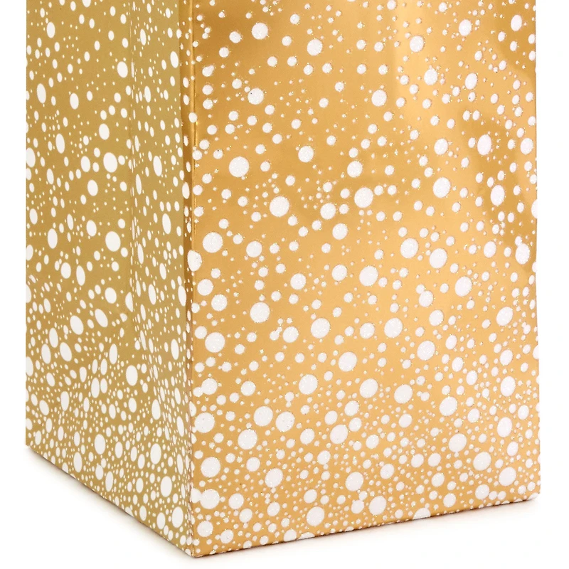13" Gold Sparkle Wine Gift Bag for only USD 3.99 | Hallmark