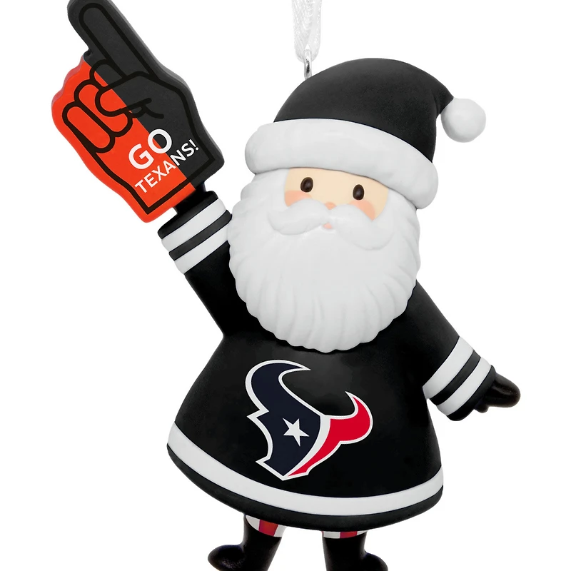 NFL Houston Texans Santa Fan Hallmark Ornament for only USD 12.99 | Hallmark