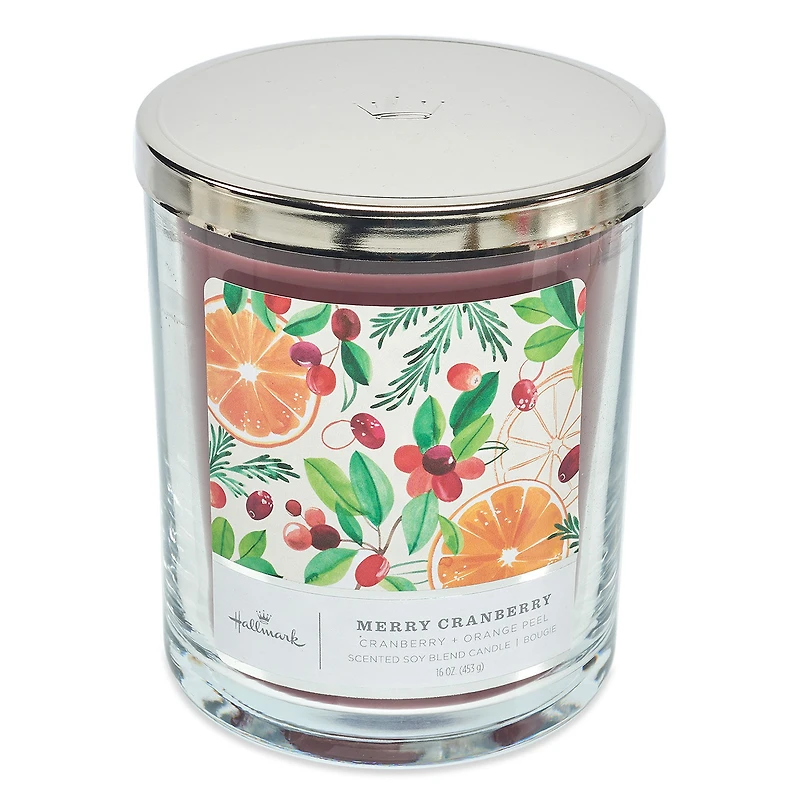 Merry Cranberry Scented 3-Wick Candle, 16 oz. for only USD 29.99 | Hallmark
