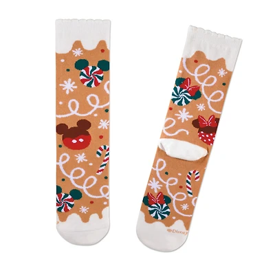 Disney Mickey and Minnie Icons Gingerbread Socks for only USD 16.99 | Hallmark