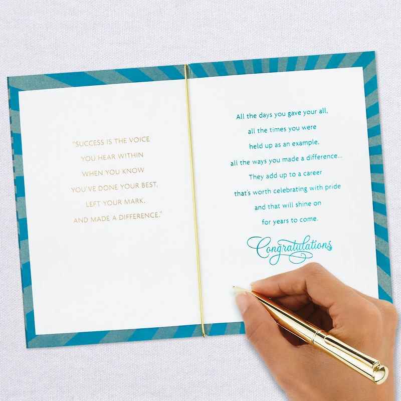 A Career Worth Celebrating Retirement Card for only USD 9.99 | Hallmark