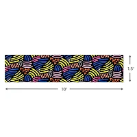Geo Pattern on White and Wavy Blue Lines Reversible Table Runner for only USD 4.99 | Hallmark
