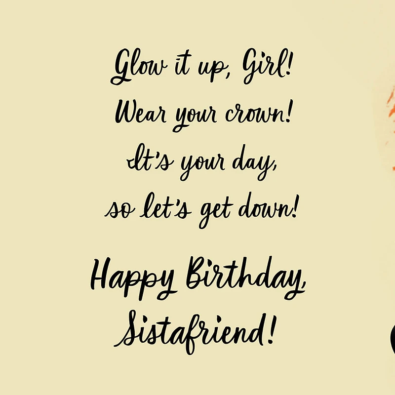 Glow It Up, Sistafriend Birthday Card for Her for only USD 3.59 | Hallmark