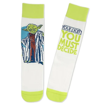 Star Wars™ Yoda™ Novelty Crew Socks for only USD 14.99 | Hallmark