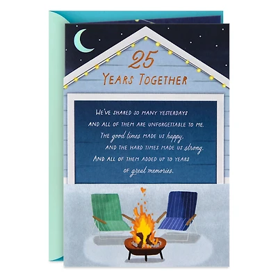 Unforgettable Yesterdays 25th Anniversary Card for Husband or Wife for only USD 5.59 | Hallmark