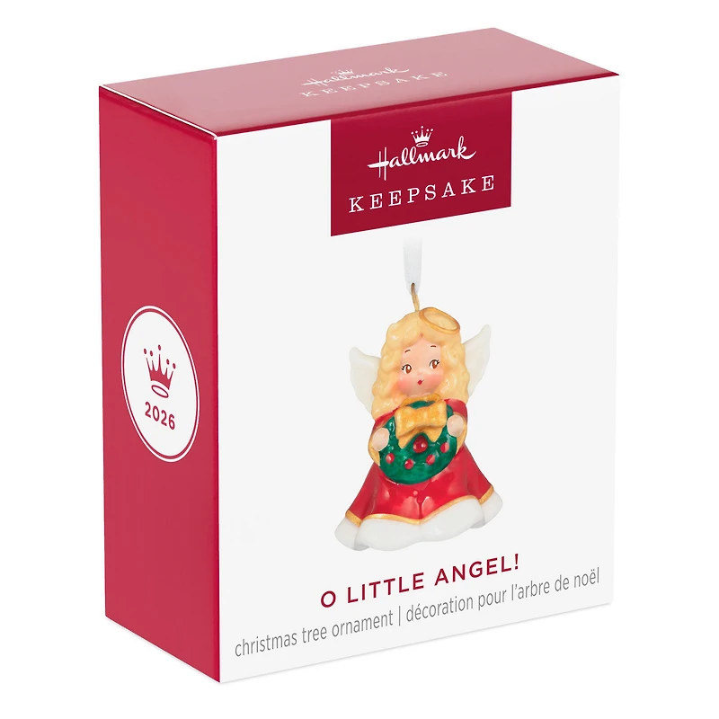 Mini O Little Angel! Porcelain Ornament, 1" for only USD 12.99 | Hallmark