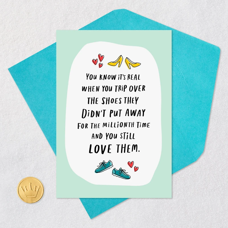 Love You, Messy Sh*t and All Funny Romantic Love Card for only USD 4.49 | Hallmark