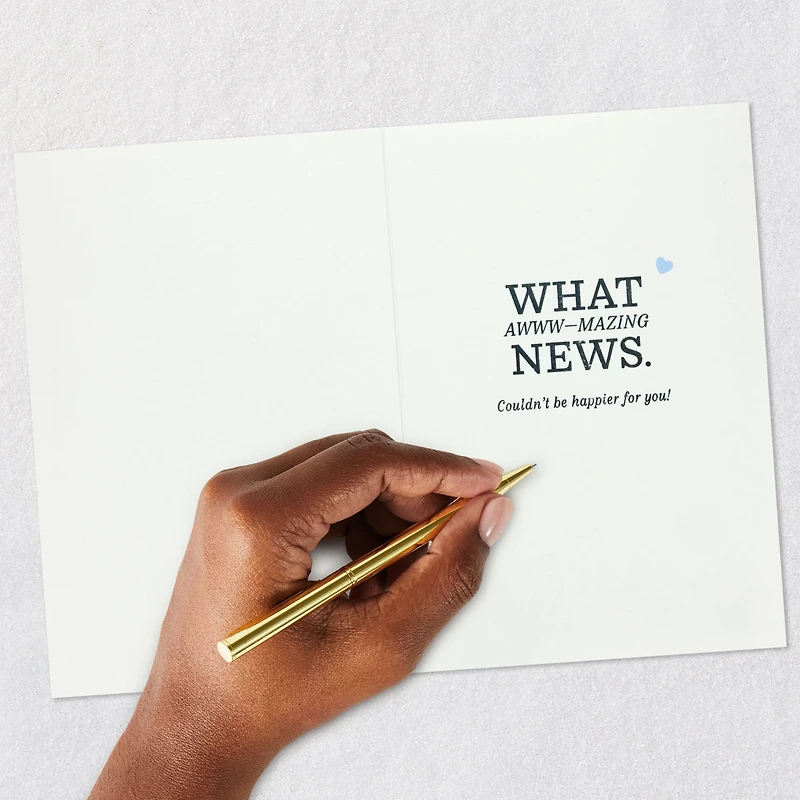 Celebrating Your Awww-mazing News New Baby Card for only USD 5.99 | Hallmark