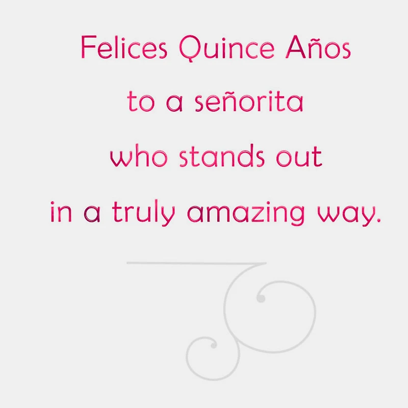 Stand-Out Señorita Quinceañera Card for only USD 2.99 | Hallmark