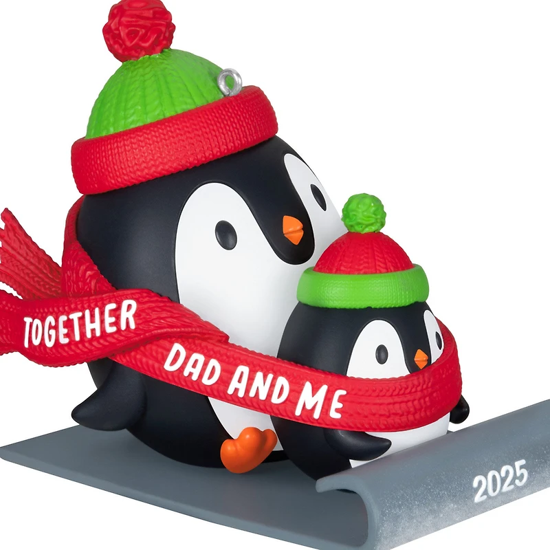 Dad & Me Penguins Sledding 2025 Ornament for only USD 19.99 | Hallmark
