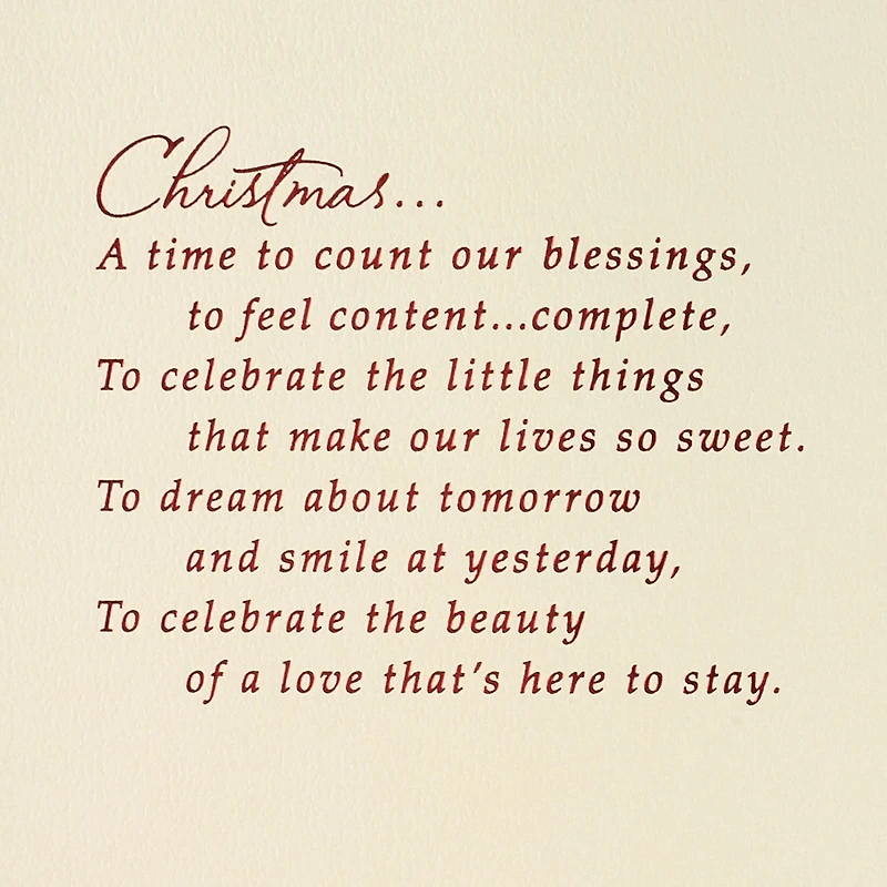 Thomas Kinkade A Time to Count Our Blessings Christmas Card for Husband for only USD 7.59 | Hallmark