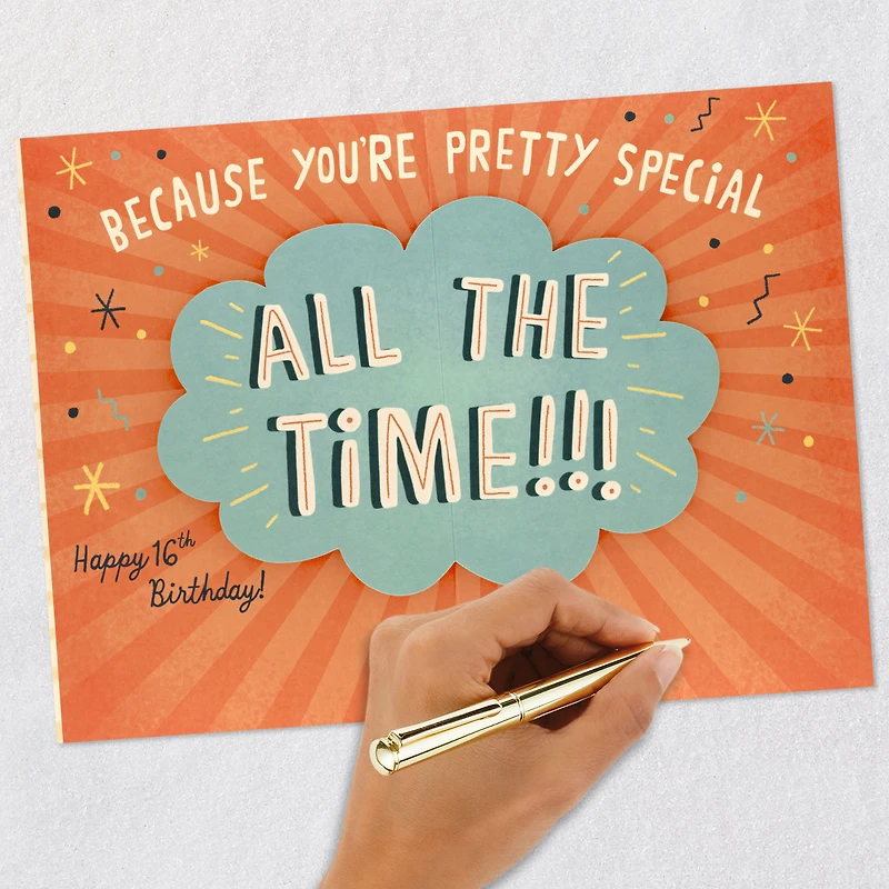 Pretty Special All the Time 16th Birthday Card for only USD 5.99 | Hallmark