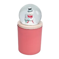 Pink Sugar Cookie Scented Snowman Snow Globe Candle for only USD 19.99 | Hallmark